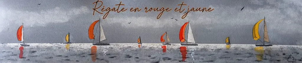 Régate en rouge et jaune.webp