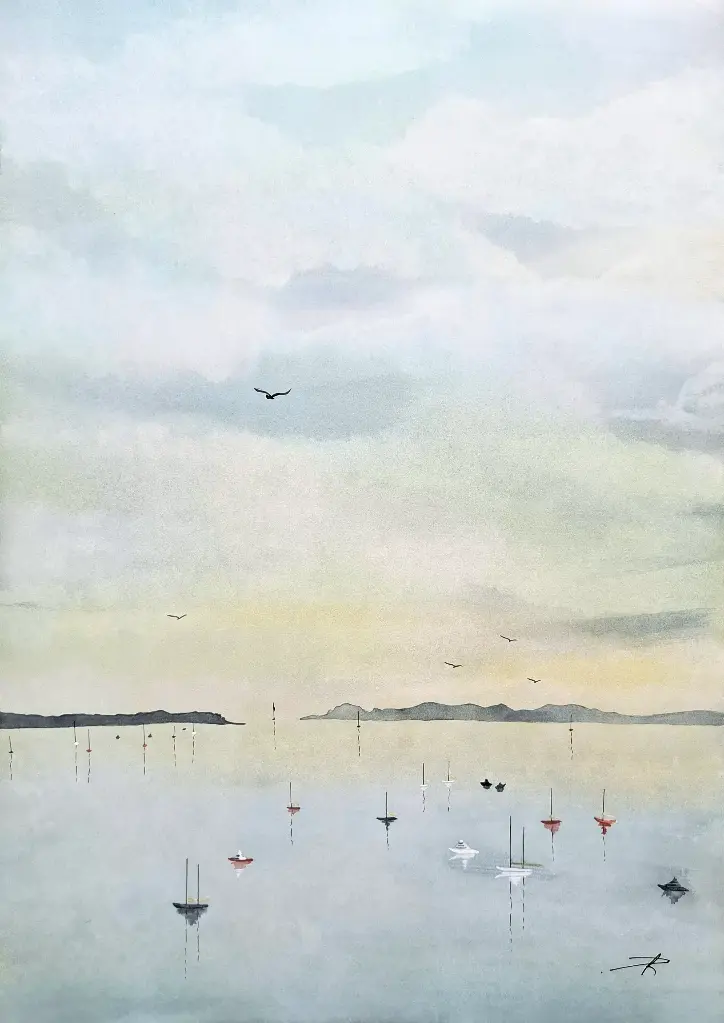 Aube (vente exclusive durant l'exposition St-Jean-Cap-Ferrat)