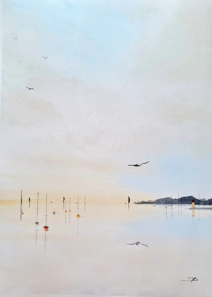 Quiétude (vente exclusive durant l'exposition St-Jean-Cap-Ferrat)
