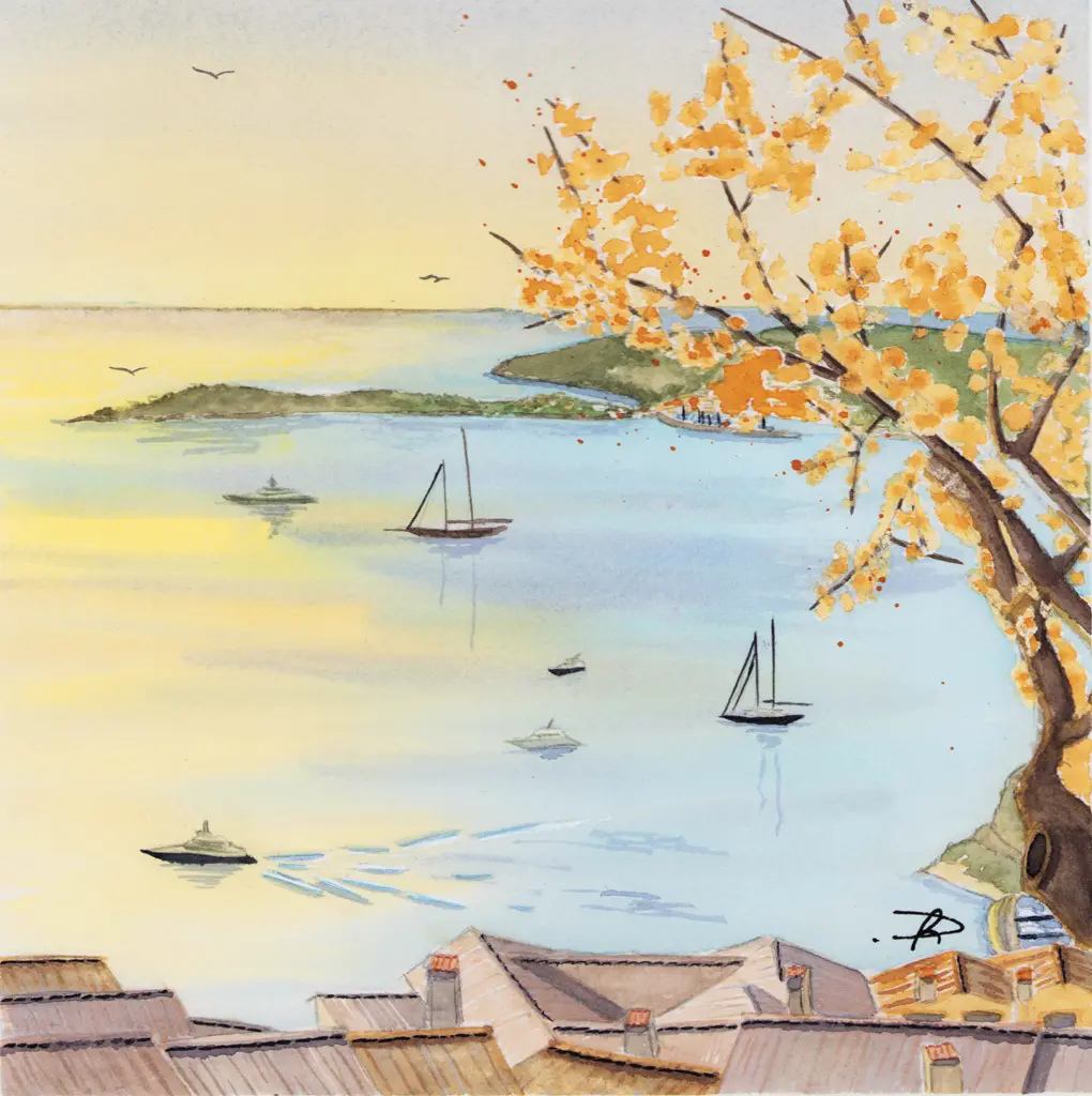 Eze village (vente exclusive durant l'exposition St-Jean-Cap-Ferrat)