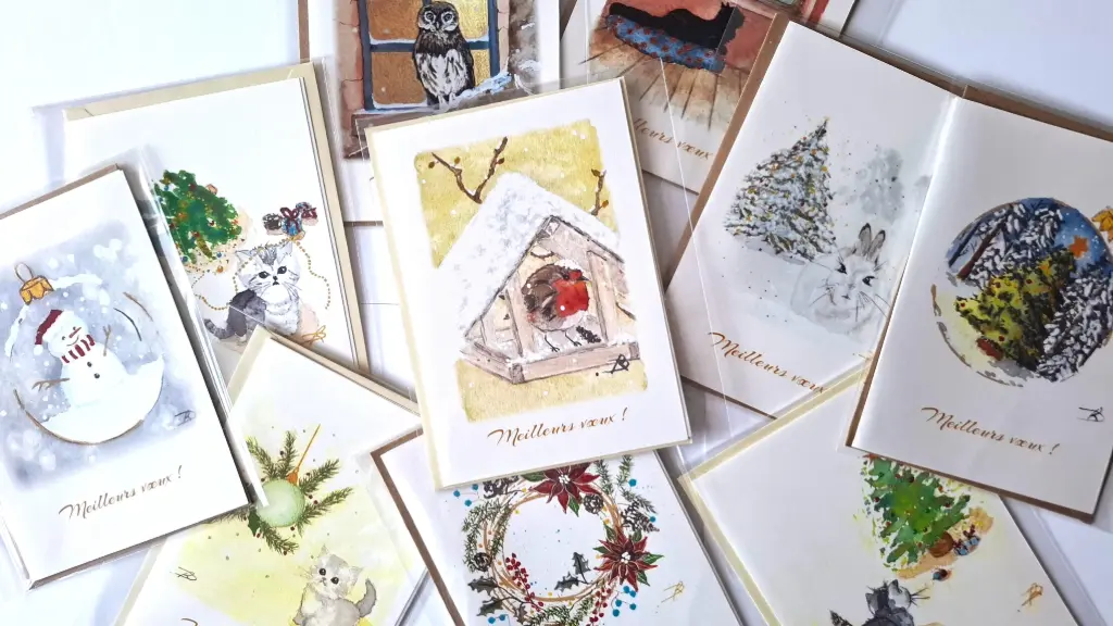 Cartes de Noël - set de 5