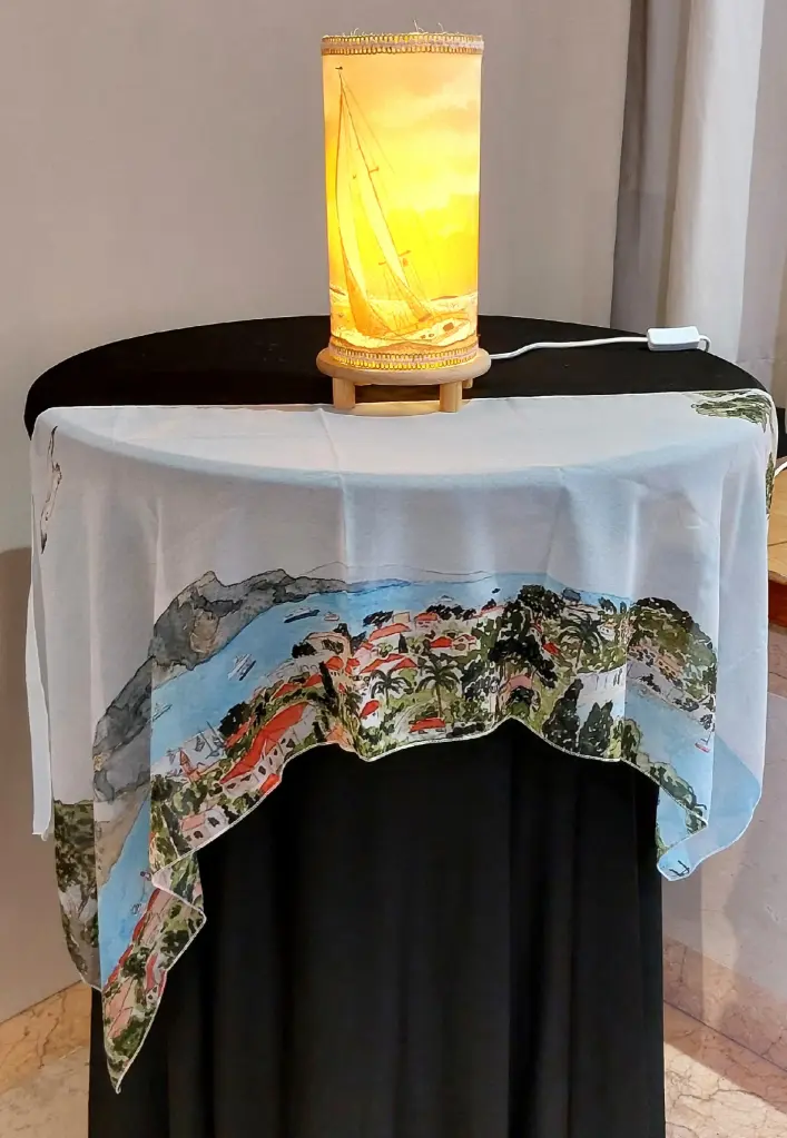 Foulard Saint Jean, le Port et les Fosses