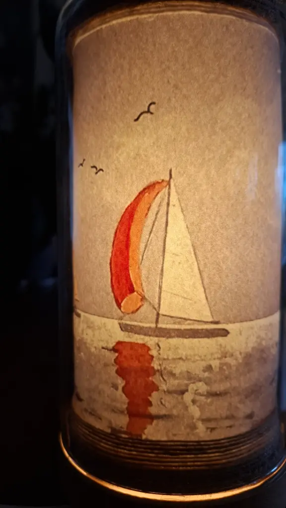 Lampe Régate en Rouge et Jaune