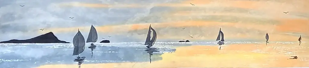 Régate à Contre-Jour